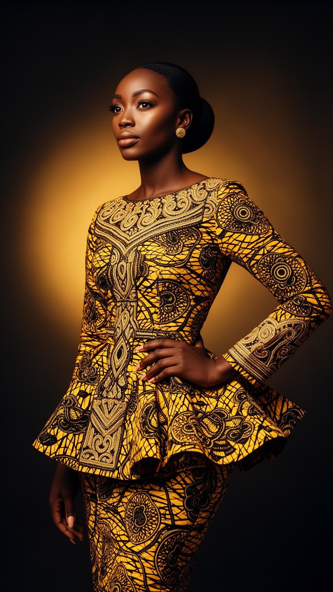 Mod&egrave;le portant une tenue Yssan Style